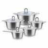 10-Piece Saucepan and Casserole Pot Set 10-Piece Saucepan and Casserole Pot Set