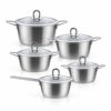 10-Piece Saucepan and Casserole Pot Set 10-Piece Saucepan and Casserole Pot Set