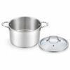 10-Piece Silver Cookware Set with Lids Wholesale Supply 10-Piece Silver Cookware Set with Lids Wholesale Supply