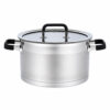 10-Piece Silver-Tone Casserole Cookware Set