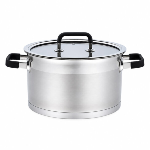 10-Piece Silver-Tone Casserole Cookware Set