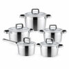 10-Piece Stainless Steel Cookware Set