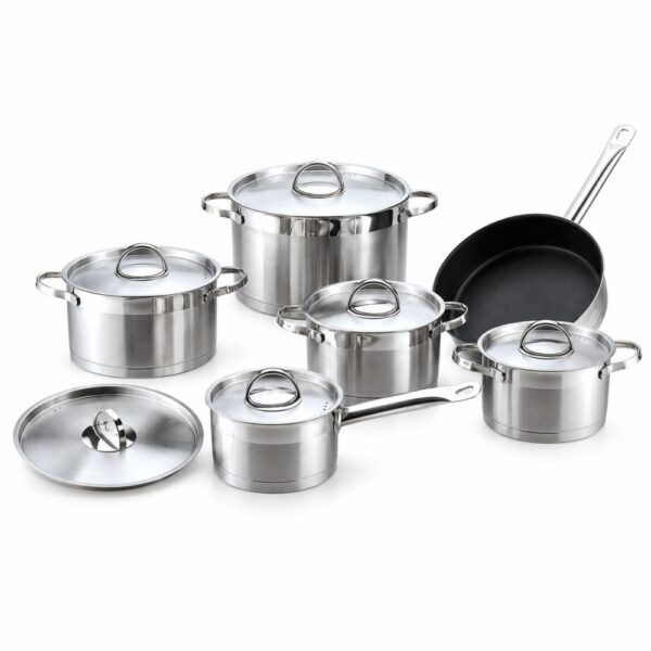 12-Piece Metal Cookware Set 12-Piece Metal Cookware Set