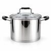 12-Piece Polished Metal Cookware Set 12-Piece Polished Metal Cookware Set