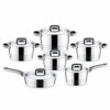 12-Piece Polished Metal Cookware Set 12-Piece Polished Metal Cookware Set