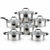 12-Piece Polished Metal Cookware Set 12-Piece Polished Metal Cookware Set
