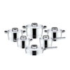 12-Piece Polished Metal Cookware Set 12-Piece Polished Metal Cookware Set