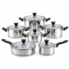 12-Piece Polished Metal Cookware Set 12-Piece Polished Metal Cookware Set