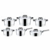 12-Piece Polished Metal Cookware Set 12-Piece Polished Metal Cookware Set