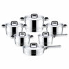 12-Piece Polished Metal Cookware Set 12-Piece Polished Metal Cookware Set