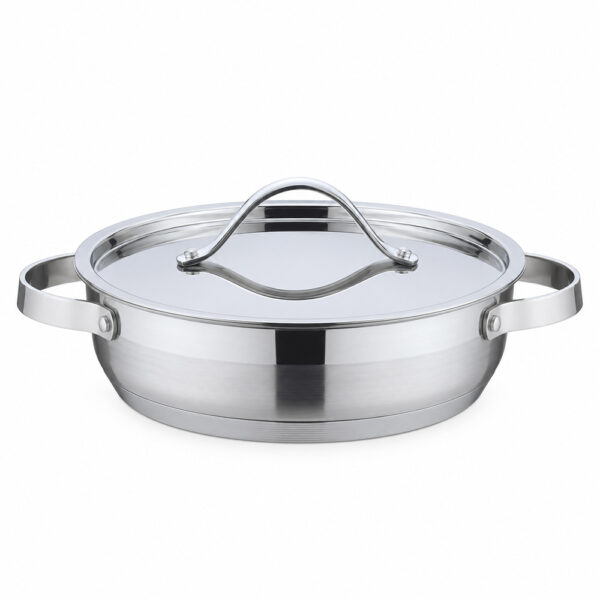 12-Piece Stainless Steel Cookware Set 12-Piece Stainless Steel Cookware Set