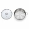 28 x 8.5 cm Metal Stewpot with Glass Lid Wholesale Supply 28 x 8.5 cm Metal Stewpot with Glass Lid Wholesale Supply