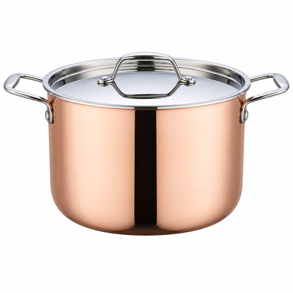 5-Piece Tri-Ply Copper Cookware Set for Wholesale Supply 5-Piece Tri-Ply Copper Cookware Set for Wholesale Supply