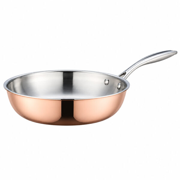 5-Piece Tri-Ply Copper Cookware Set for Wholesale Supply 5-Piece Tri-Ply Copper Cookware Set for Wholesale Supply