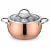 6-Piece Copper Tri-Ply Casserole Pot Set 6-Piece Copper Tri-Ply Casserole Pot Set