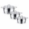 6-Piece Metal Casserole Cookware Set