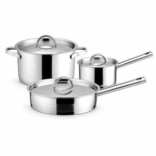 6-Piece Metal Cookware Set 6-Piece Metal Cookware Set