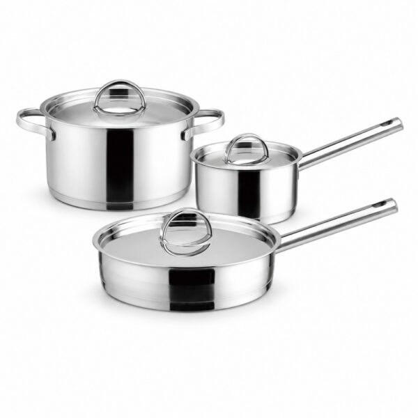 6-Piece Metal Cookware Set 6-Piece Metal Cookware Set