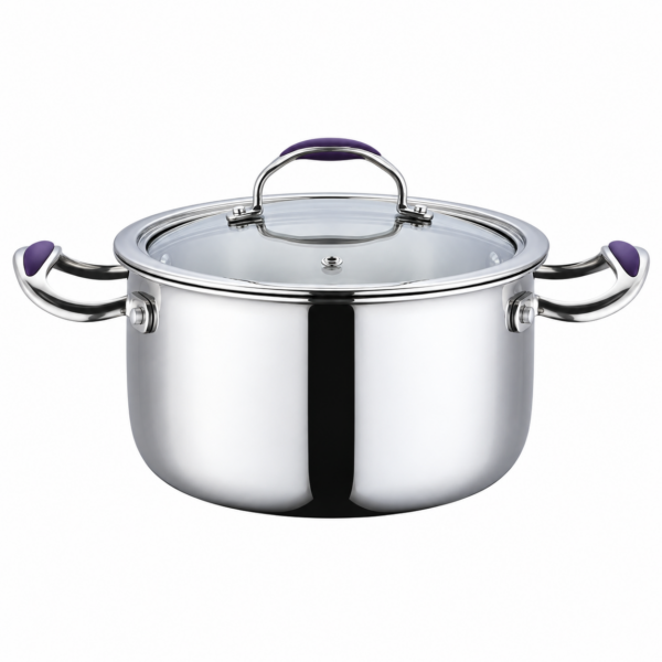 7-Piece Polished Metal Cookware Set 7-Piece Polished Metal Cookware Set