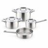 7-Piece Silver-Tone Cookware Set 7-Piece Silver-Tone Cookware Set