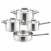 7-Piece Silver-Tone Cookware Set 7-Piece Silver-Tone Cookware Set