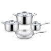 7-Piece Stainless Steel Cookware Set 7-Piece Stainless Steel Cookware Set