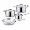 7-Piece Stainless Steel Cookware Set 7-Piece Stainless Steel Cookware Set