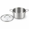 7-Piece Tri-Ply Stainless Steel Cookware Set for Wholesale