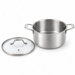 7-Piece Tri-Ply Stainless Steel Cookware Set for Wholesale
