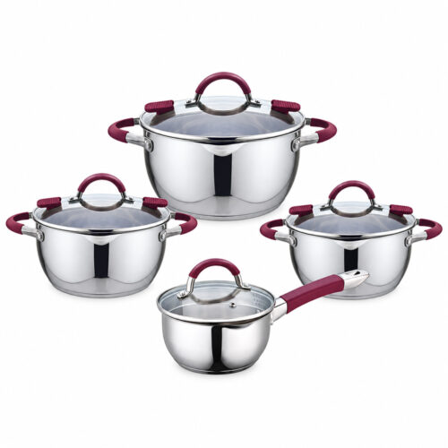 8-Piece Casserole and Saucepan Set