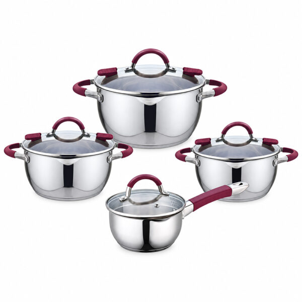 8-Piece Casserole and Saucepan Set
