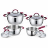 8-Piece Casserole and Saucepan Set