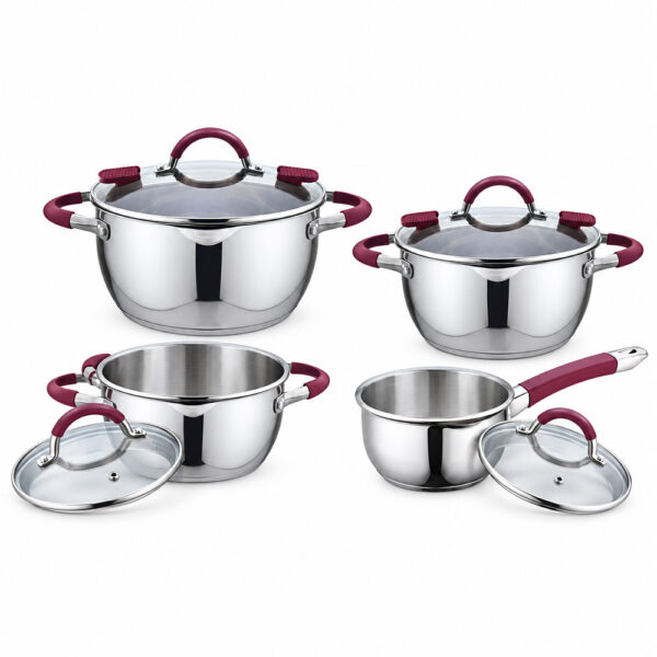 8-Piece Casserole and Saucepan Set