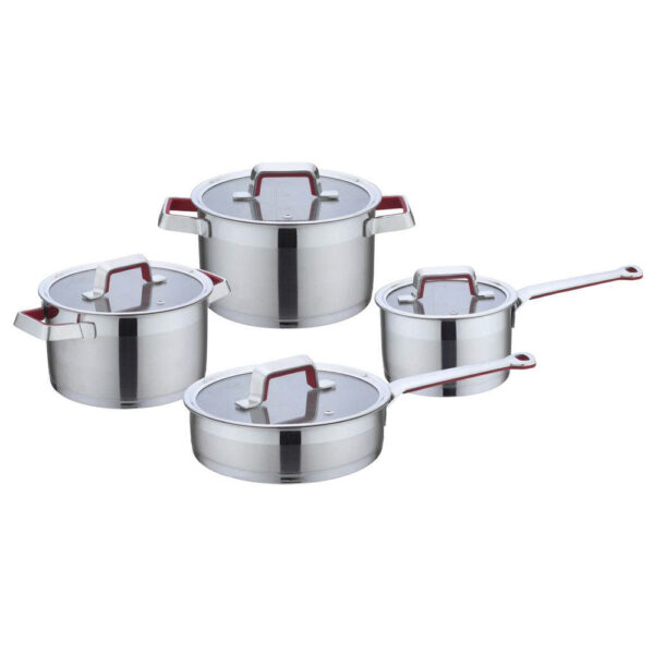 8-Piece Lidded Cookware Set
