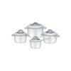 8-Piece Lidded Cookware Set Wholesale, Four Pot Size Options 8-Piece Lidded Cookware Set Wholesale, Four Pot Size Options