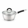 8-Piece Lidded Metal Cookware Set
