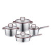 8-Piece Lidded Metal Cookware Set 8-Piece Lidded Metal Cookware Set