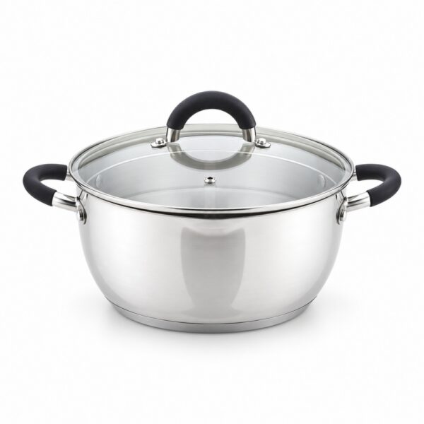 8-Piece Lidded Metal Cookware Set
