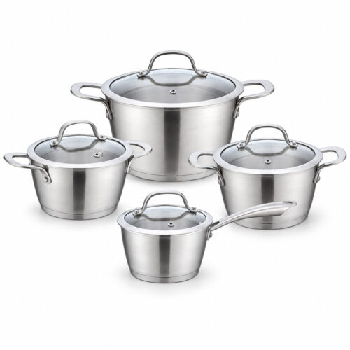 8-Piece Metal Cookware Set 8-Piece Metal Cookware Set