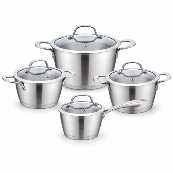 8-Piece Metal Cookware Set 8-Piece Metal Cookware Set