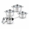 8-Piece Metal Cookware Set 8-Piece Metal Cookware Set
