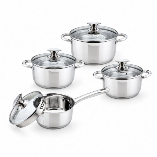 8-Piece Metal Cookware Set 8-Piece Metal Cookware Set