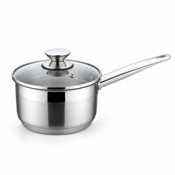 8-Piece Metal Cookware Set with Four Glass Lids 8-Piece Metal Cookware Set with Four Glass Lids
