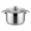 8-Piece Metal Cookware Set with Four Glass Lids 8-Piece Metal Cookware Set with Four Glass Lids