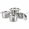 8-Piece Metal Cookware Set with Lids 8-Piece Metal Cookware Set with Lids