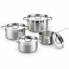 8-Piece Metal Cookware Set with Lids 8-Piece Metal Cookware Set with Lids