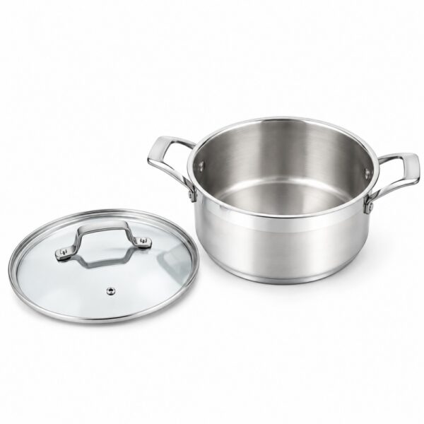 8-Piece Metal Cookware Set with Lids for Wholesale Supply 8-Piece Metal Cookware Set with Lids for Wholesale Supply