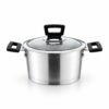 8-Piece Metal Saucepan and Casserole Set 8-Piece Metal Saucepan and Casserole Set