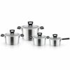 8-Piece Metal Saucepan and Casserole Set 8-Piece Metal Saucepan and Casserole Set