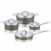 8-Piece Patterned Metal Cookware Set 8-Piece Patterned Metal Cookware Set